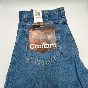Carhartt Denim Relaxed Fit Jeans Mens 33x36 B17 DST NWT NOS